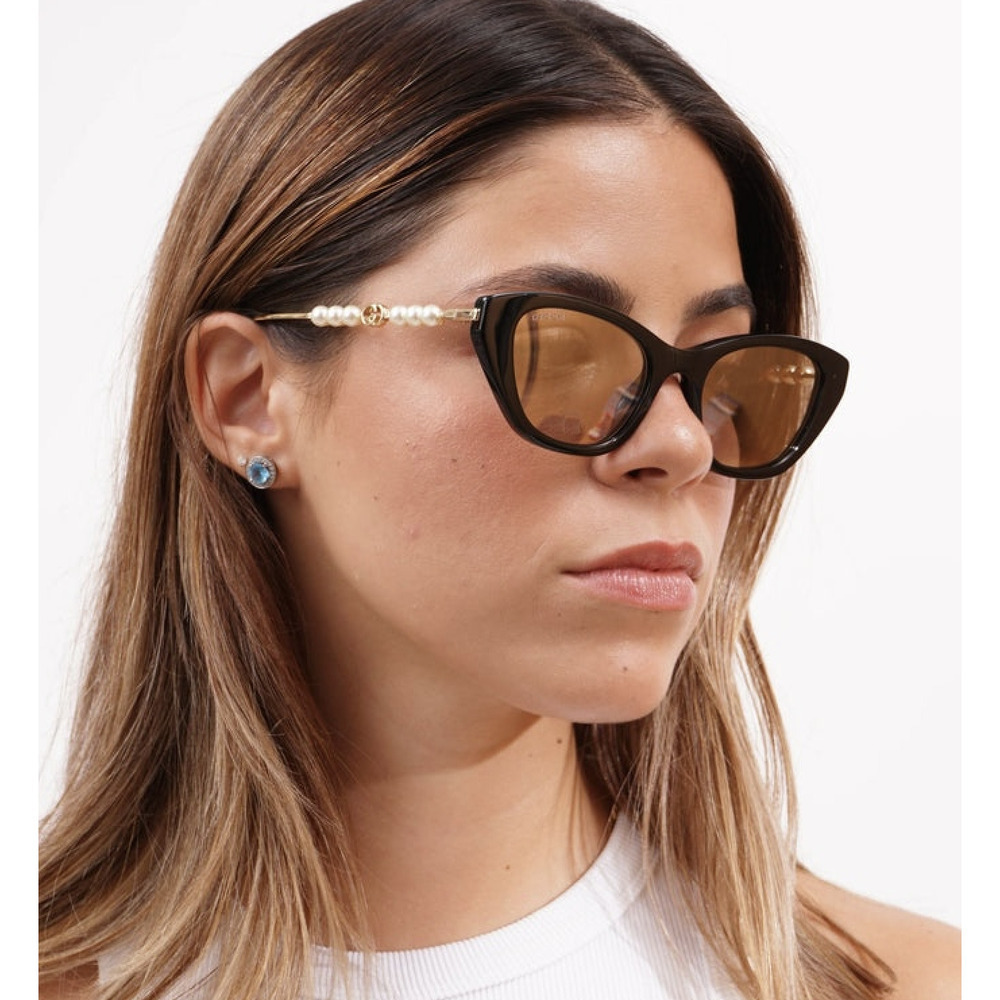 NWT Gucci GG1968S-004 Black Gold 50mm Sunglasses